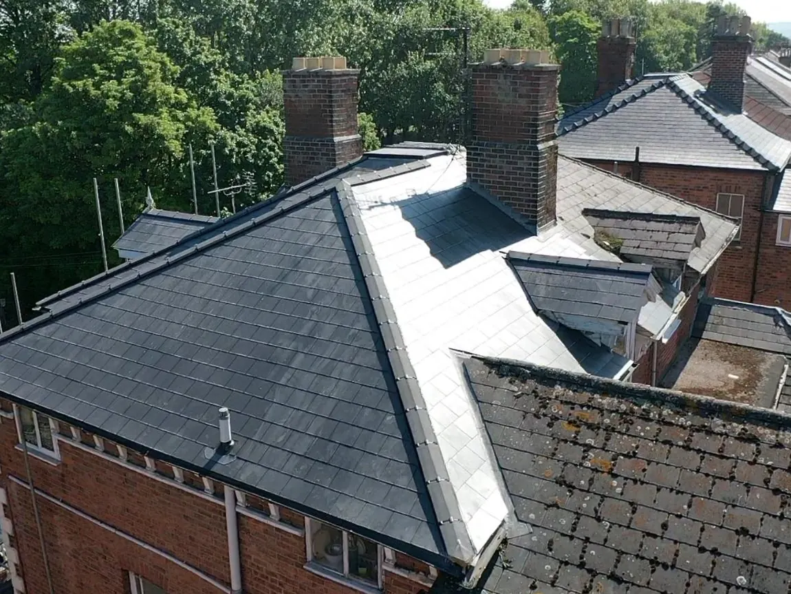 Dry Ridge & Hip on a home near Stirling