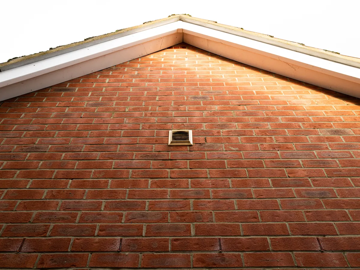 Close view of fascias & soffits work in progress