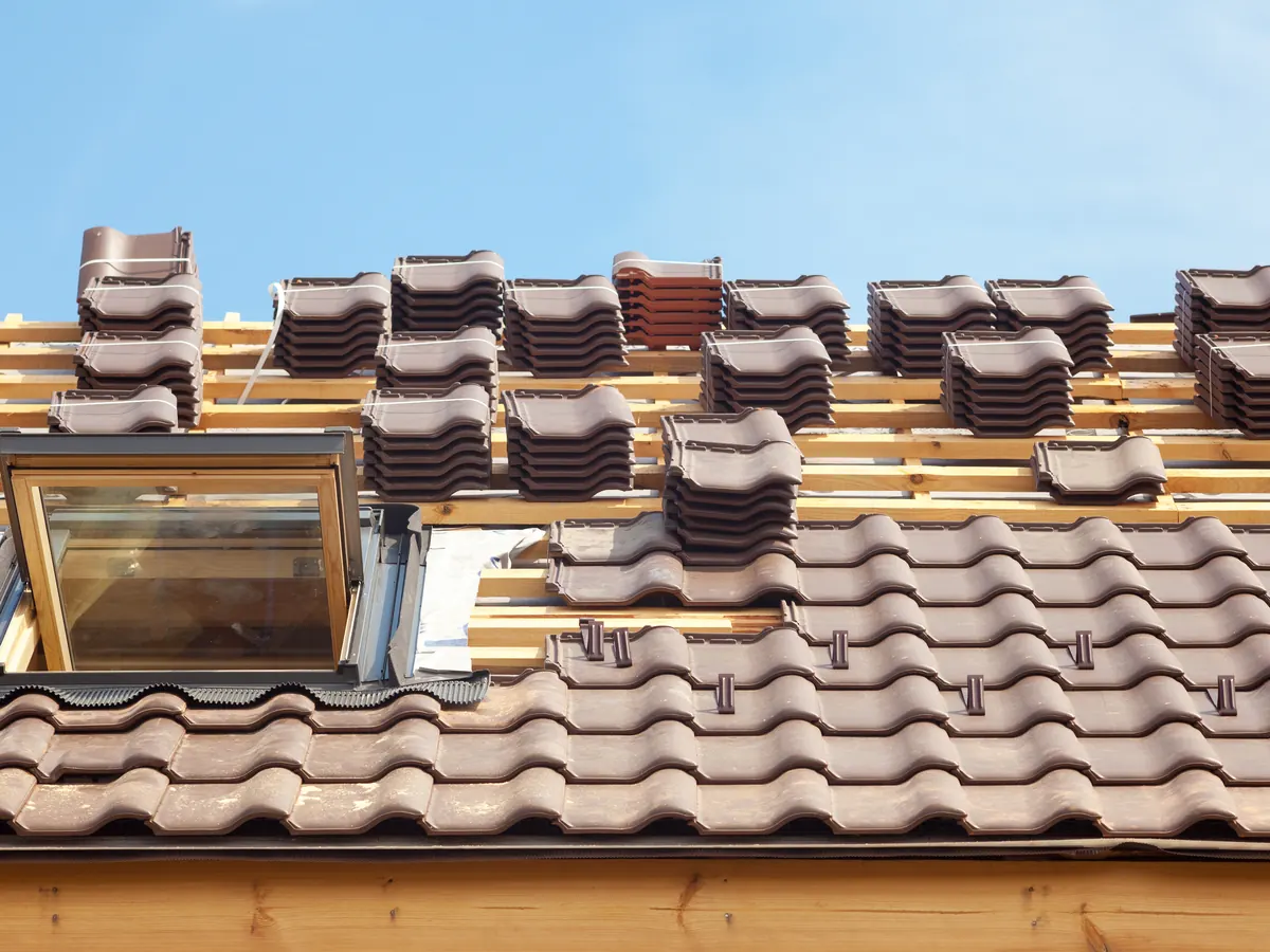 Tile Roofs on a home near Stirling